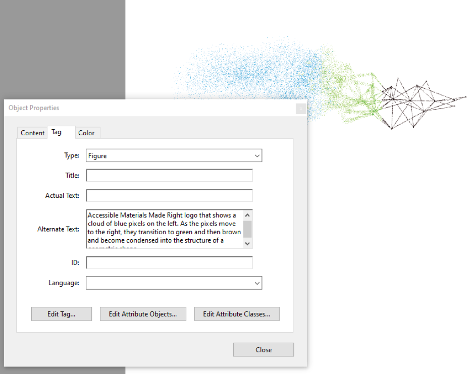 Screenshot of Microsoft Word image editing window