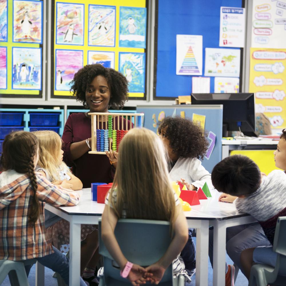 Students in classroom 